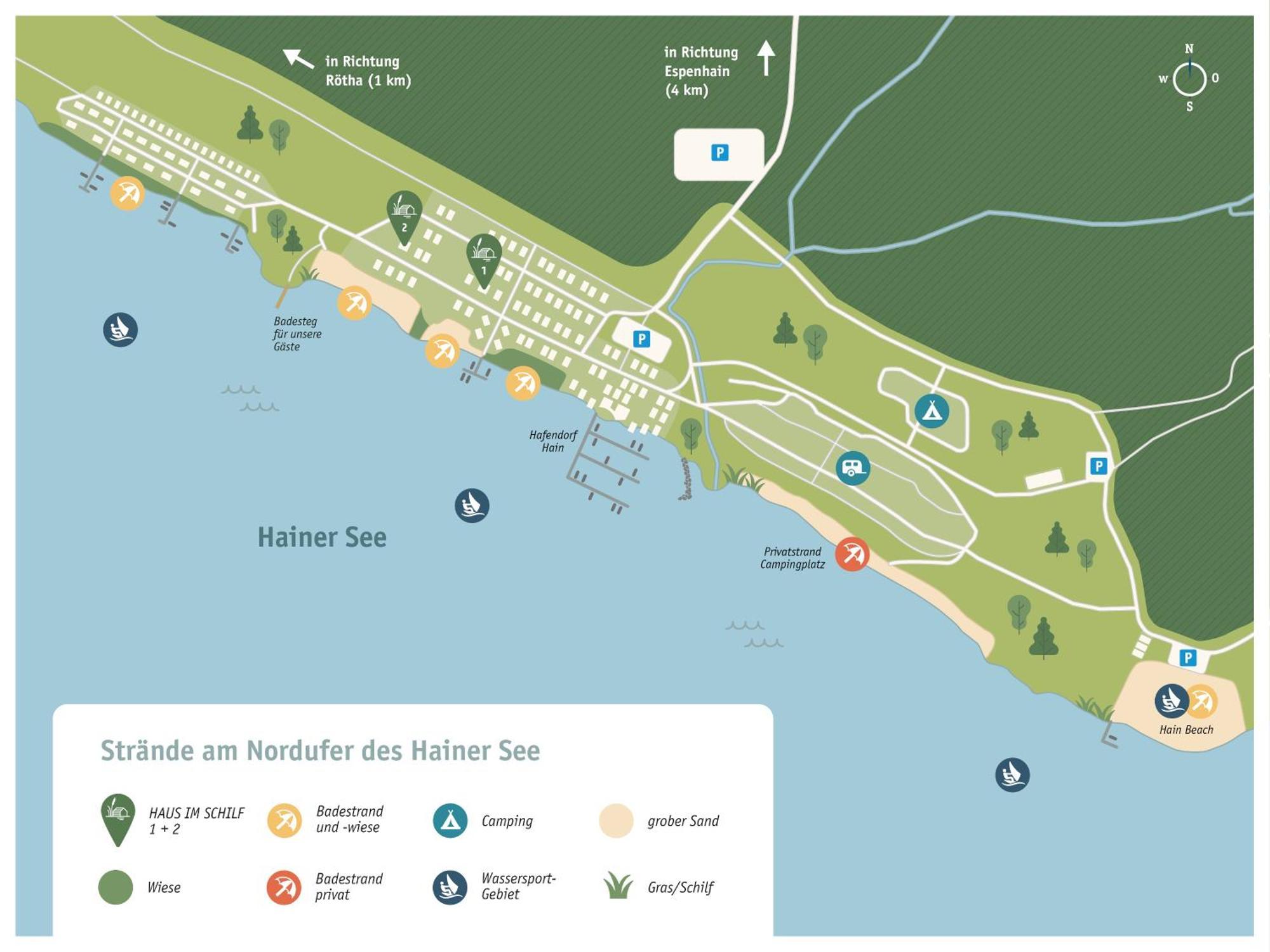 Haus Im Schilf 1 - Ferienwohnungen Am Hainer See Bei Leipzig Neukieritzsch Экстерьер фото